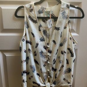 Veronica sleeveless top